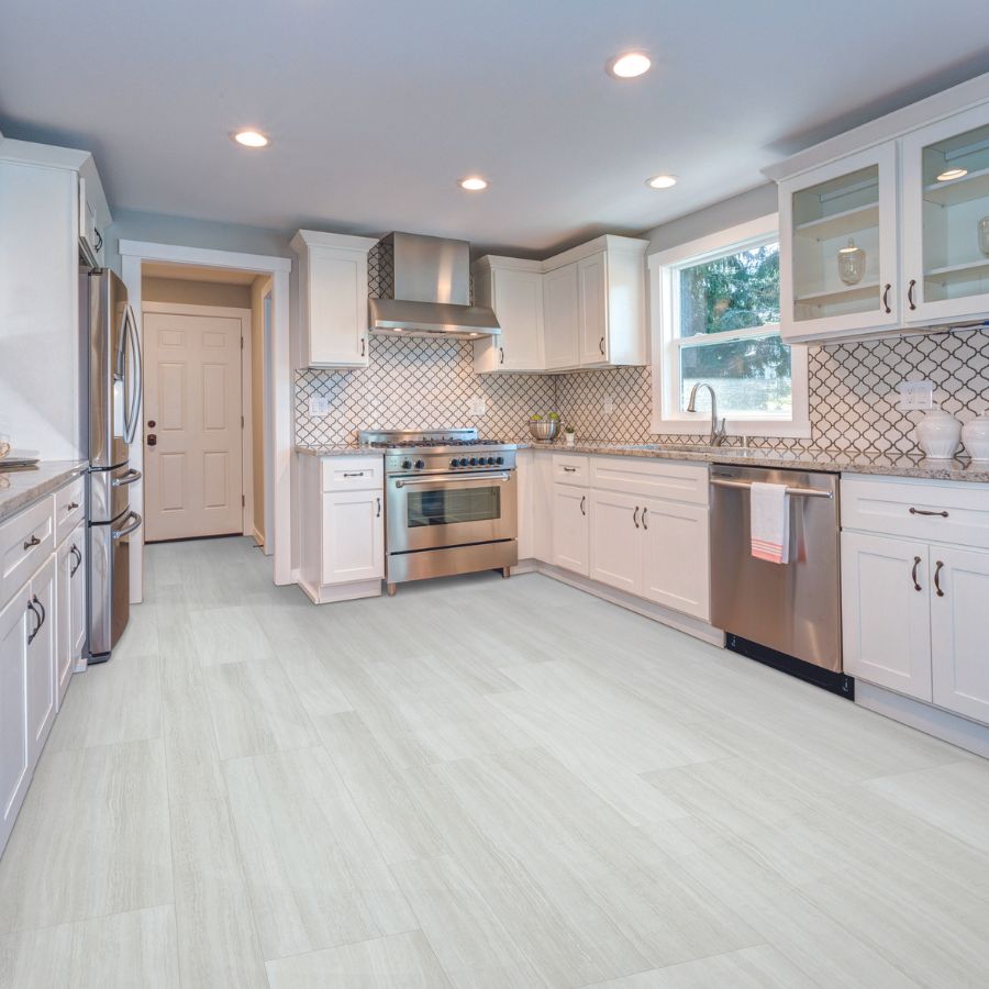 Countertops in a kitchen